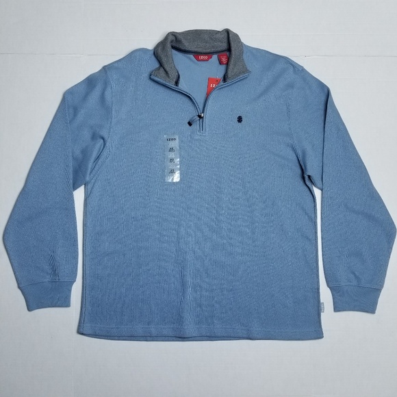 Izod luxury sport 1/4 zip sweater - New - Picture 1 of 8